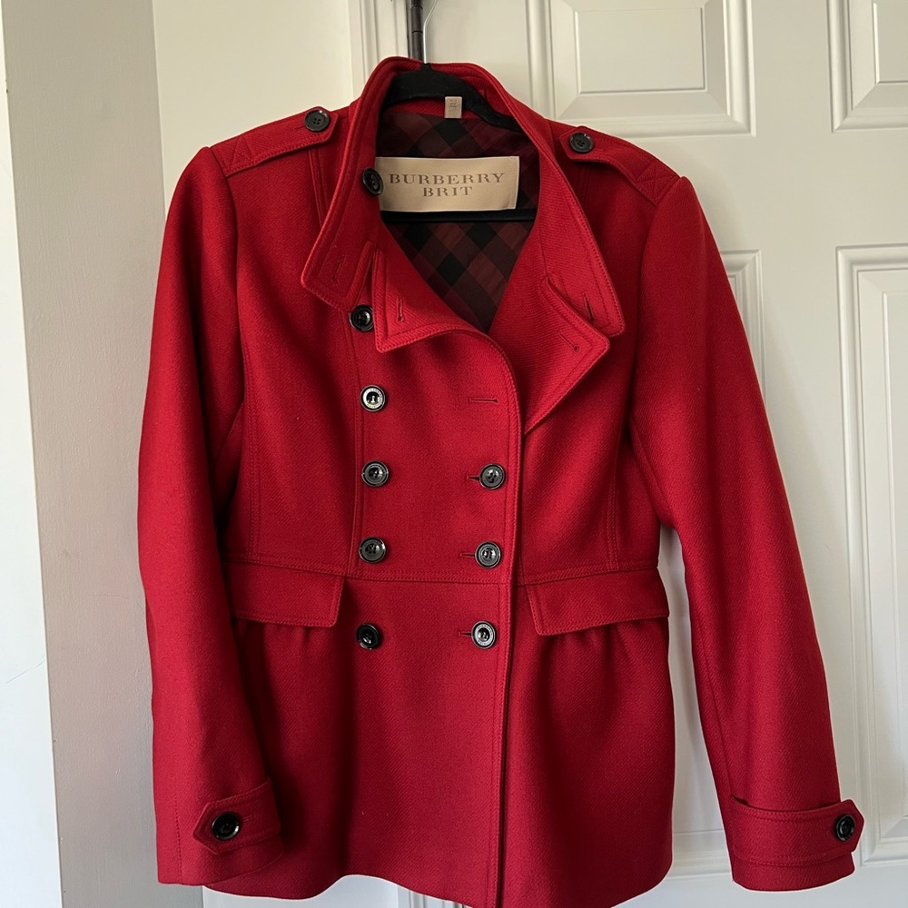 Burberry wool coat